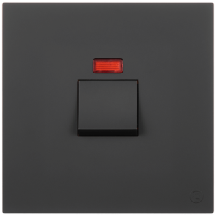 Ellies 50A 2 Pole Isolator Switch with P/Light 4x4 (100mmx100mm) -BK