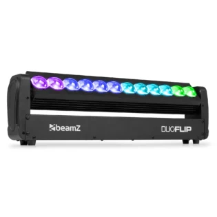 BEAMZ DUOFLIP LED MOVING BAR 12X 12W RGBW 224x RGB 56x 1W WHITE