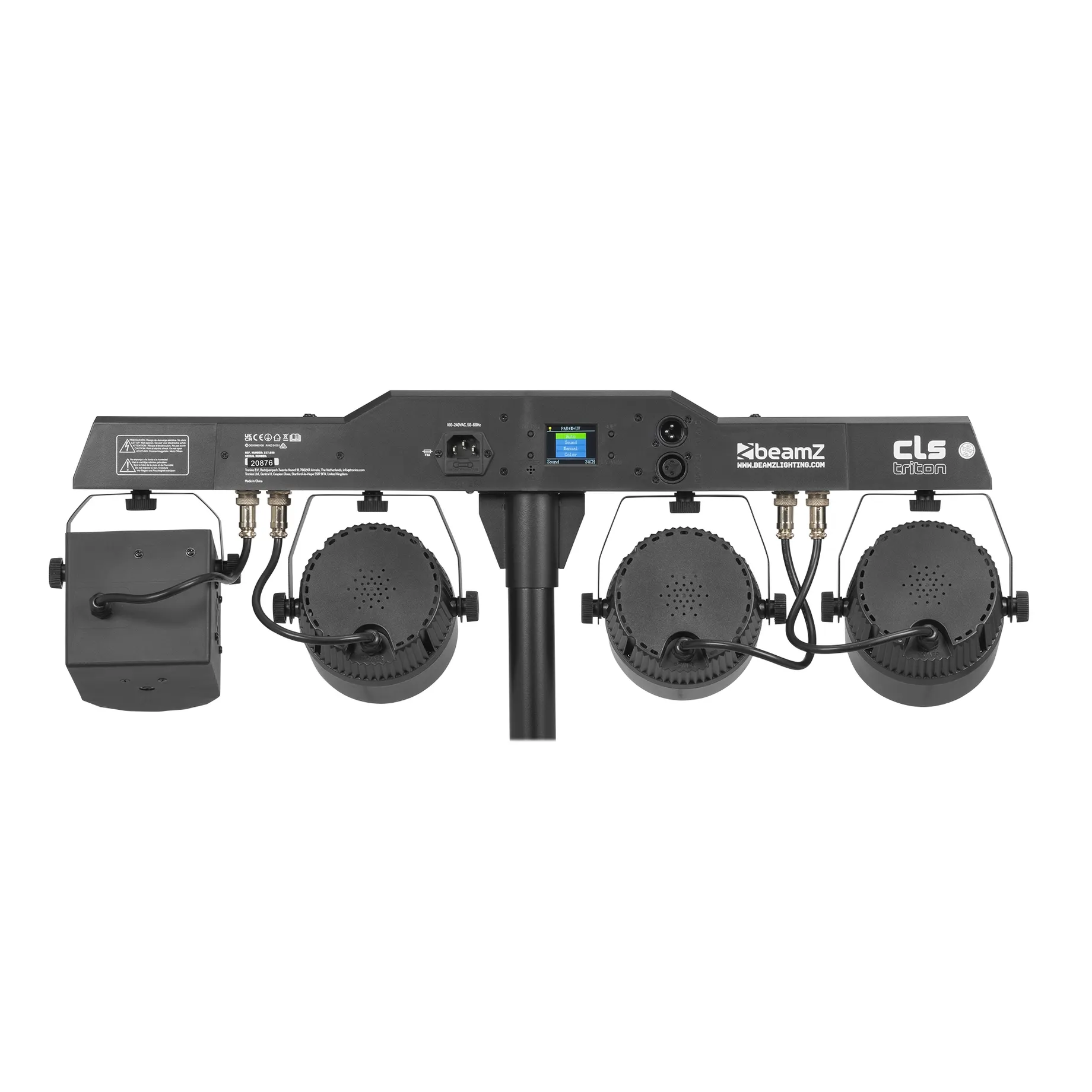 BEAMZ CLS TRITON PARTY BAR WITH JELLY MOON DERBY PAR AND STROBE - Image 2