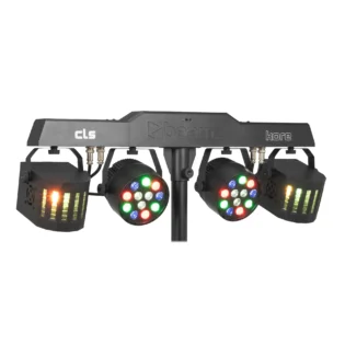 BEAMZ CLS KORE PARTY BAR WITH 2x PAR AND 2x DERBY