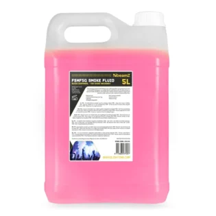 BEAMZ FSMF5Q SMOKE FLUID QUICK DISPERSAL PINK 5L