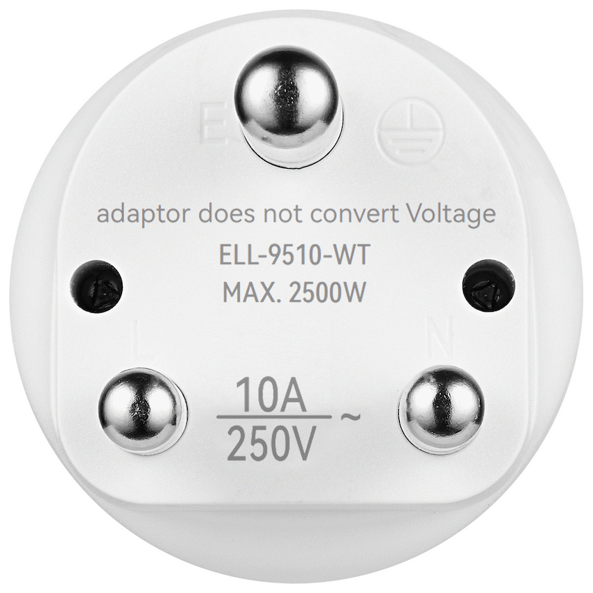 Ellies Explore Series - Australia/ China to South Africa Travel Adaptor - WT - Image 2
