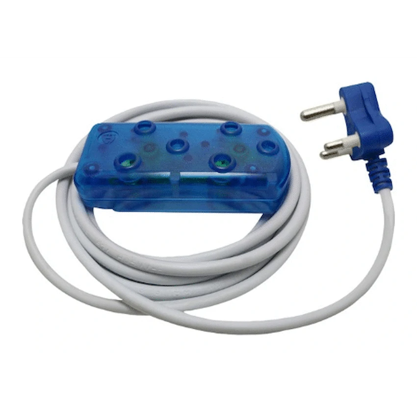 Ellies 2 Way Light Duty Coloured Extension Lead -3M - Image 2