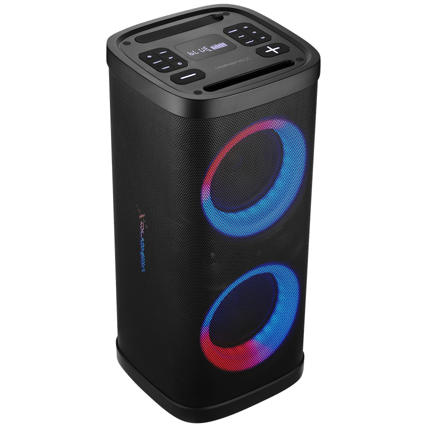 VolkanoX VXP300 Dual 6.5" Party Speaker - Black - Image 2
