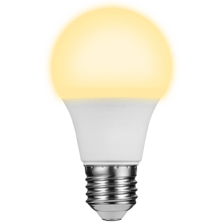 SWITCHED 5W A60 Light Bulb E27- Warm White - 10 Pack - Image 2