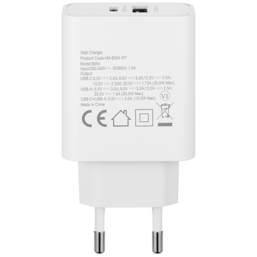 Amplify VoltKit 2 Series TWS Earphones & 35W Dual Wall Charger - White - Image 4