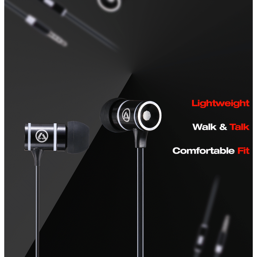 Amplify Load Series Earphones with Mic - Black - Image 4