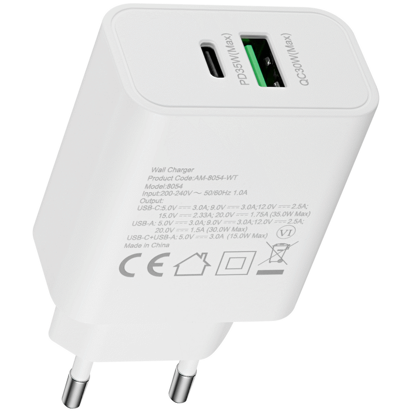 Amplify VoltKit 2 Series TWS Earphones & 35W Dual Wall Charger - White - Image 5