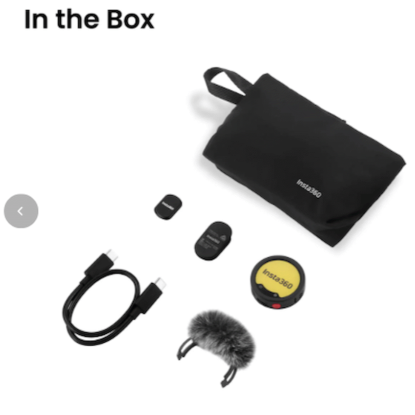 Insta360 Mic Pro Transmitter (Graphite Black) - Image 7