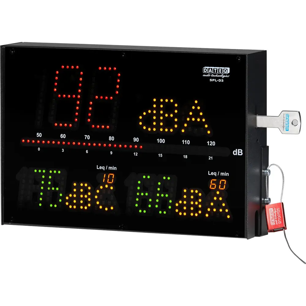 DATEQ SPL-D3 SOUND PRESURE METER WITH DISPLAY