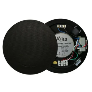 FILO CAVSC8B CEILING SPEAKER FRAMELESS 8INCH BLACK 10W 100V