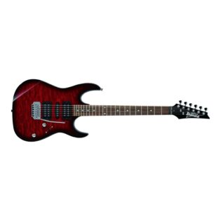 Ibanez GRX70QA TRB GIO Electric Guitar – Transparent Red Burst