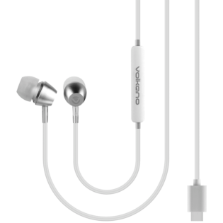 Volkano Prism 3 Series Type-C Earphone - White
