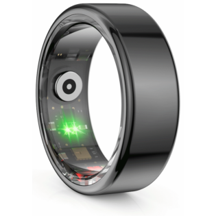 Volkano Ring Series Smart Ring - Black 18.1mm
