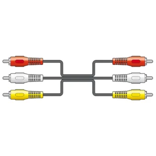 TVA - 5M - 3 X RCA JACK / 3 X RCA JACK LEAD