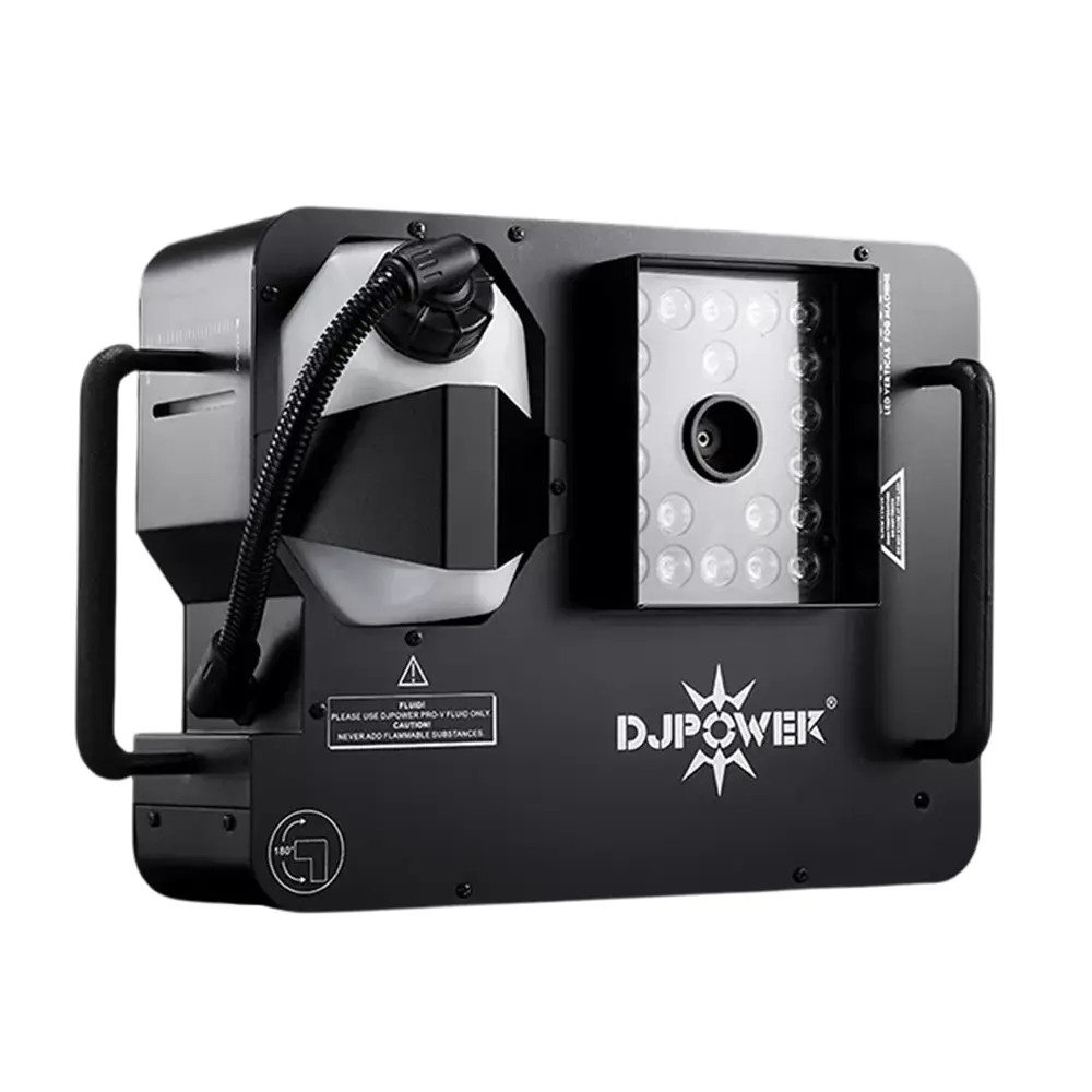 DJPOWER DSK-1500V VERTICAL FOG MACHINE 21x 3W RGB LEDS 1500W