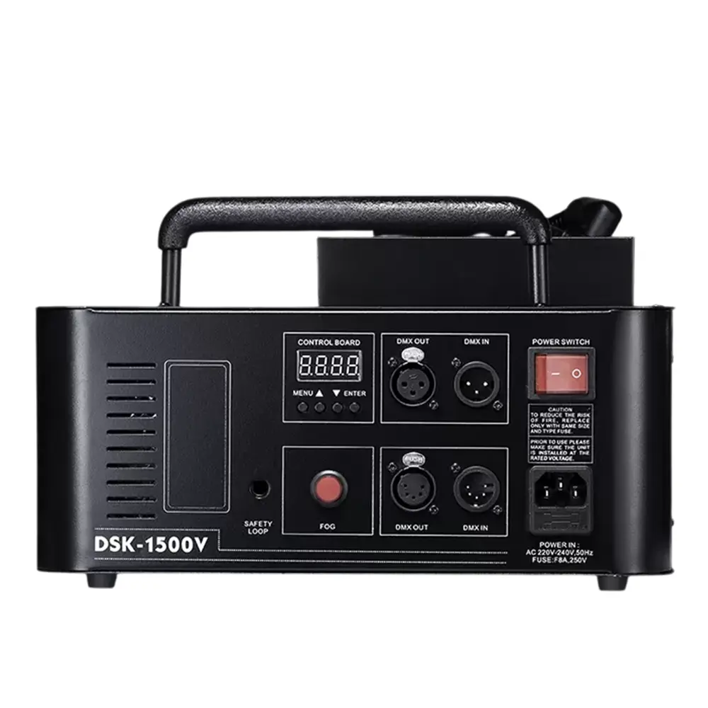 DJPOWER DSK-1500V VERTICAL FOG MACHINE 21x 3W RGB LEDS 1500W - Image 4