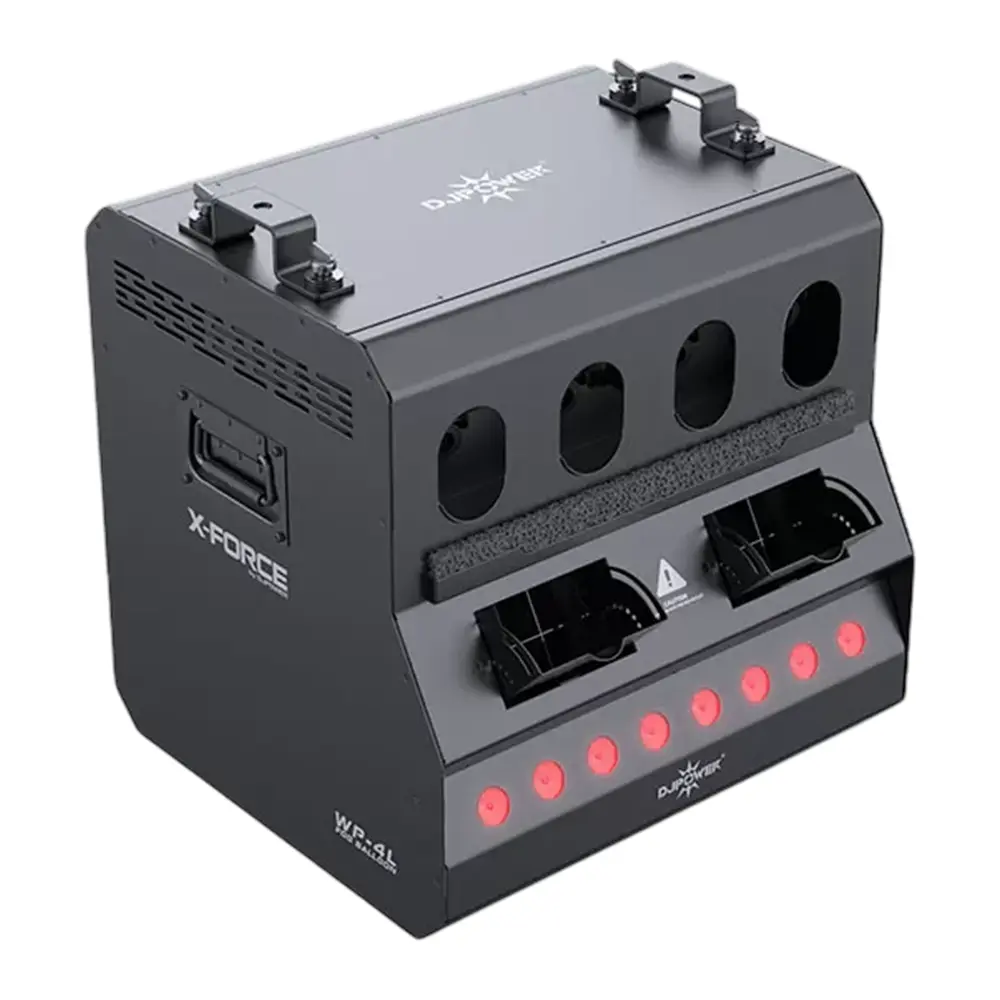 DJPOWER WP-4L BUBBLE FOG MACHINE 8x 8W RGBW LEDS 1400W - Image 2