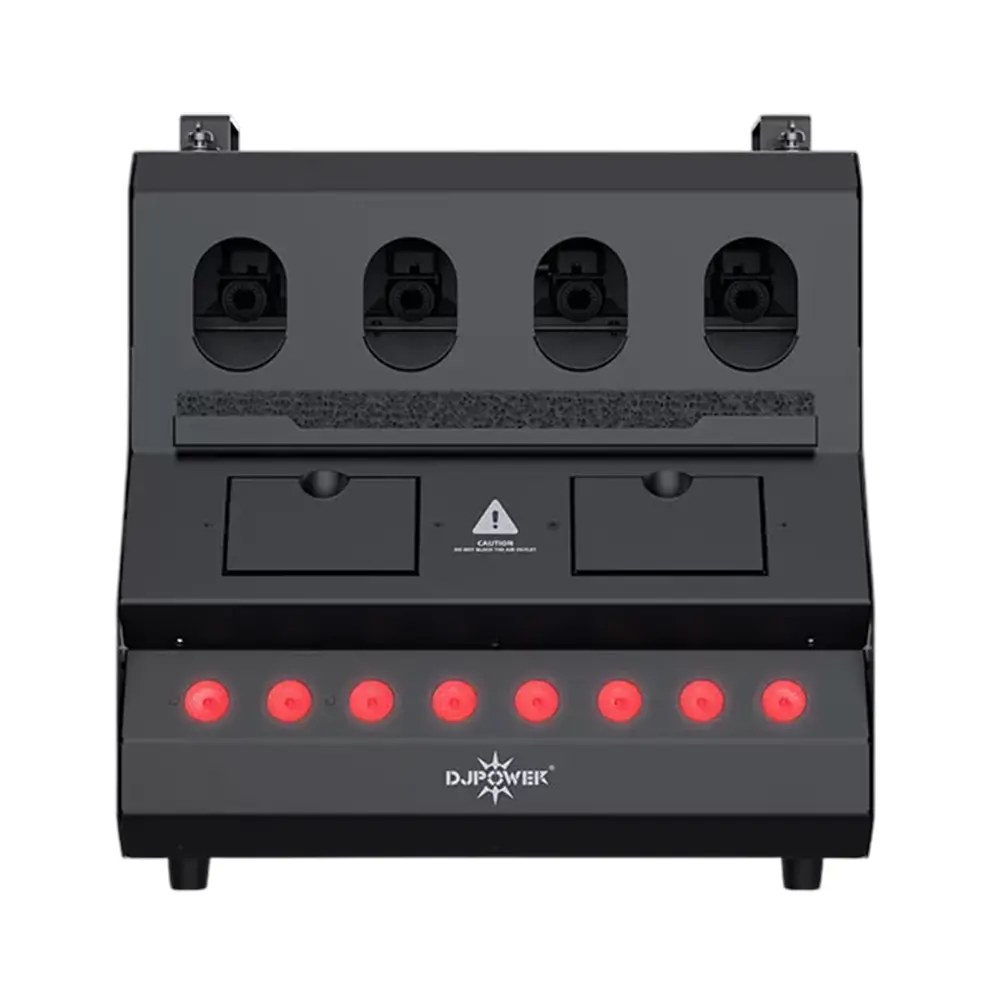 DJPOWER WP-4L BUBBLE FOG MACHINE 8x 8W RGBW LEDS 1400W - Image 3