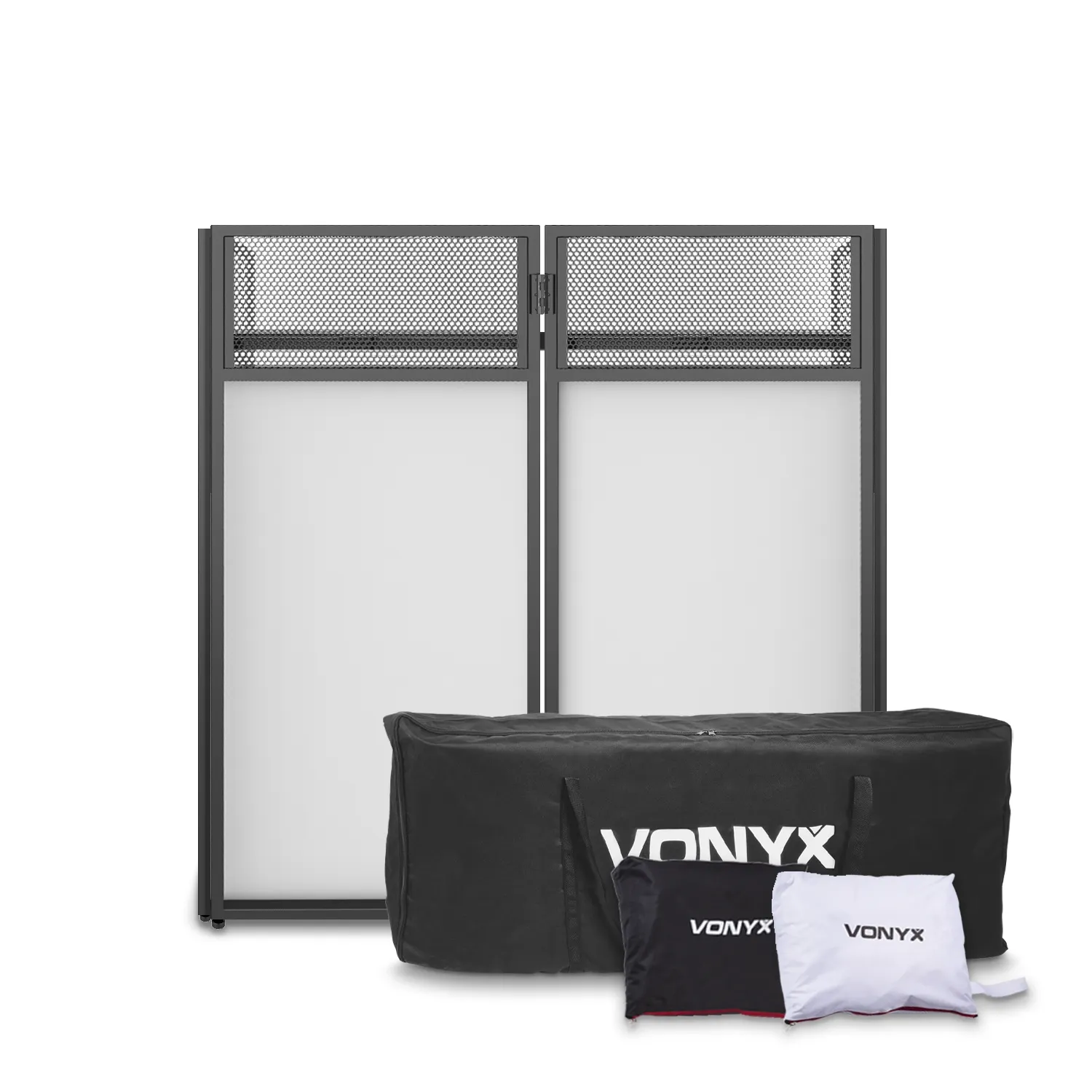 VONYX DB4 PRO DJ BOOTH FOLDABLE WITH SCREENS