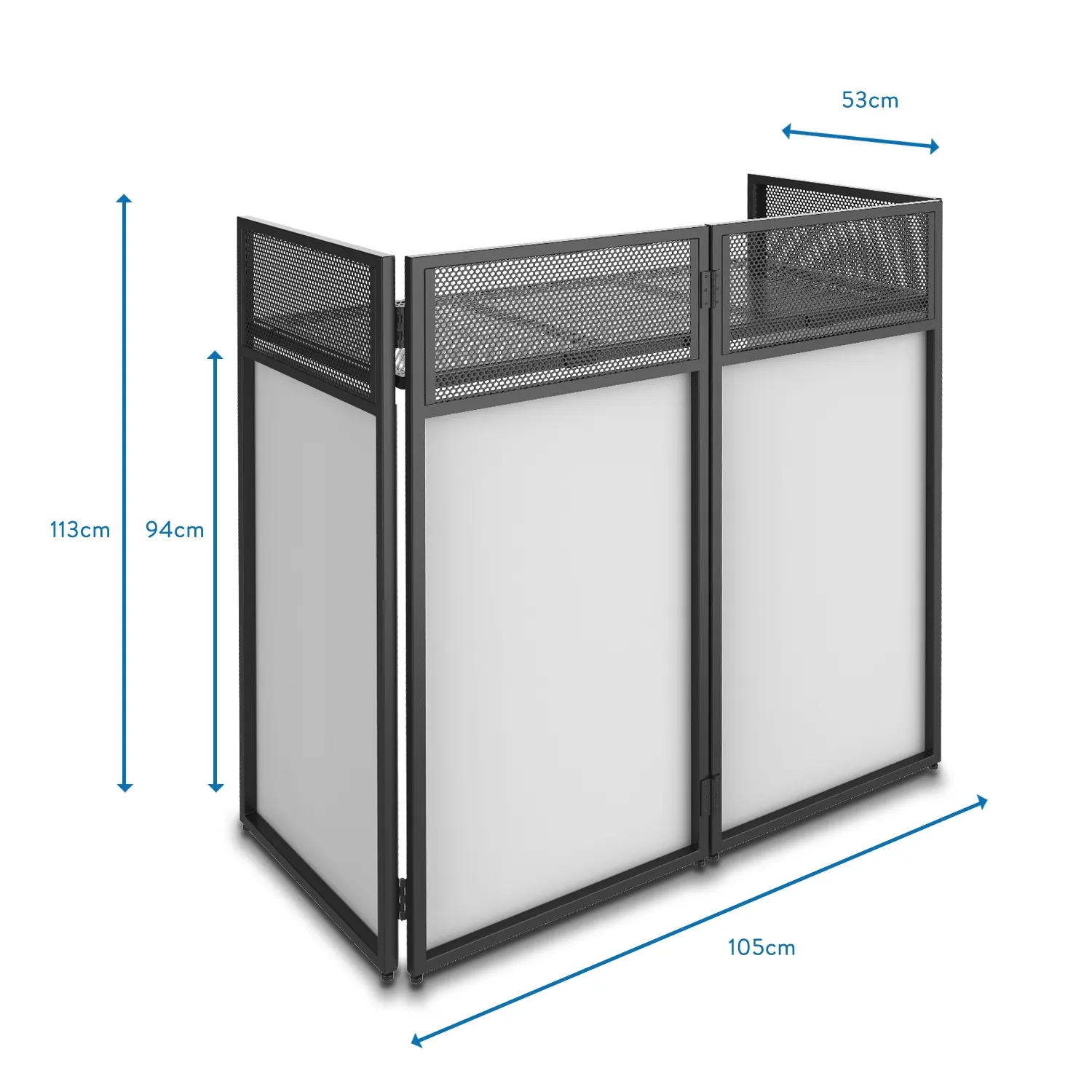 VONYX DB4 PRO DJ BOOTH FOLDABLE WITH SCREENS - Image 11