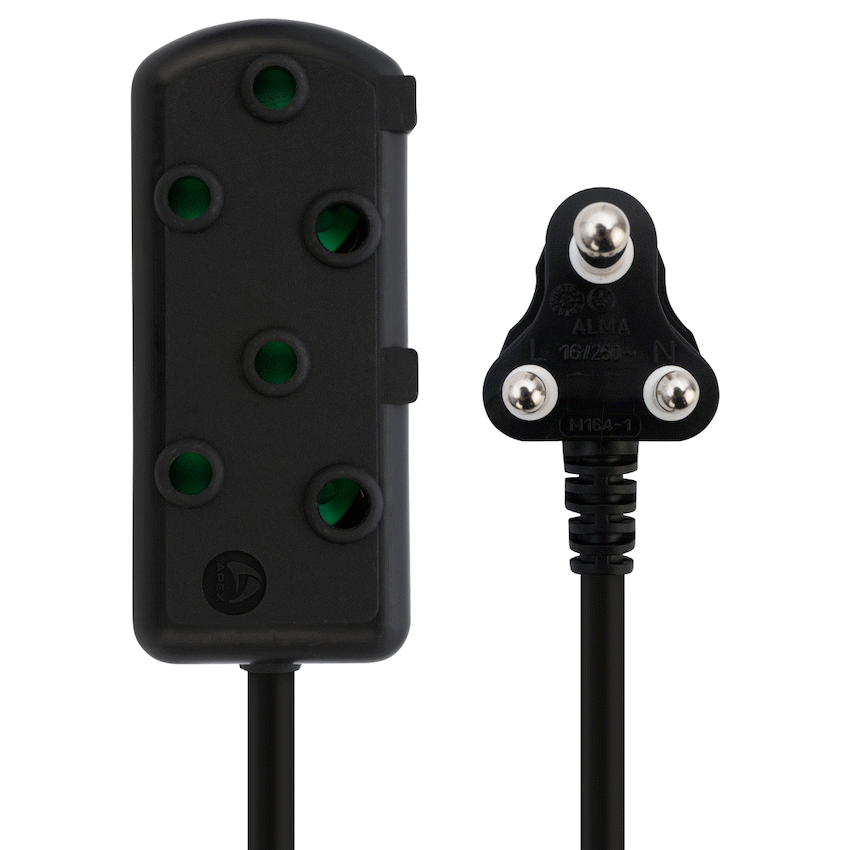 Nexon Heavy DUTY Side By Side(SBS) EXTENSION LEADS 5M - Image 2
