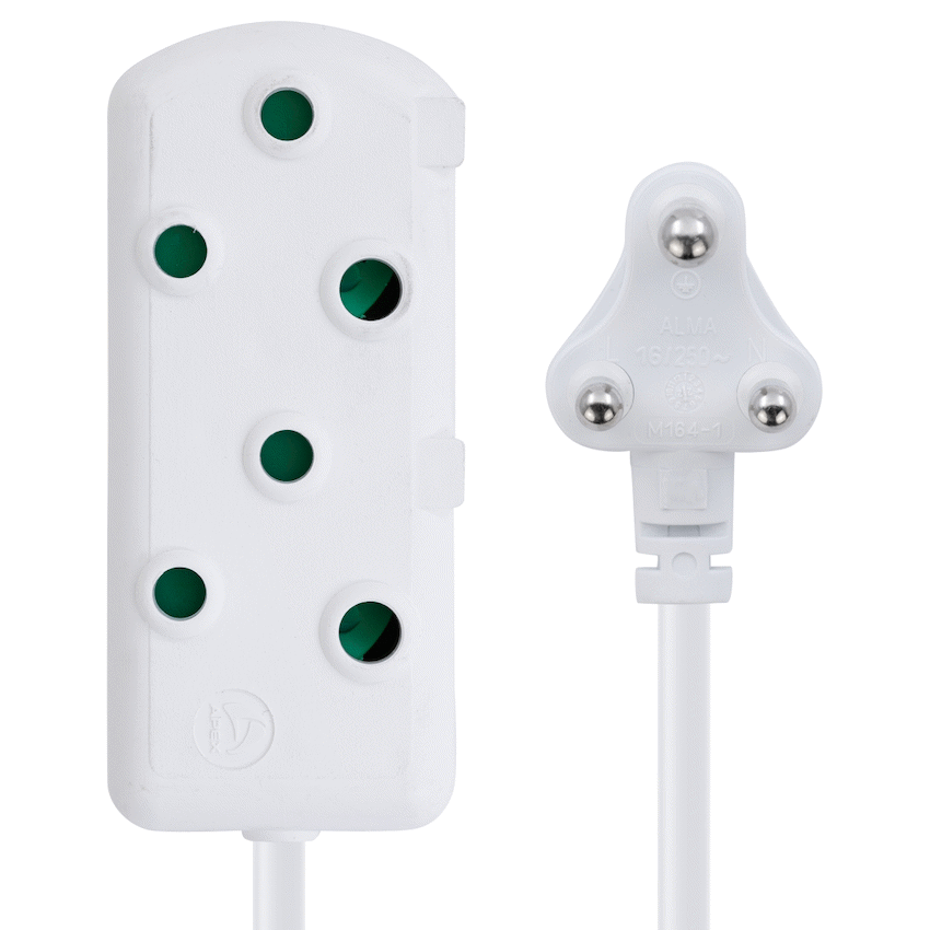 Nexon Heavy DUTY Side By Side(SBS) EXTENSION LEADS 5M - Image 2