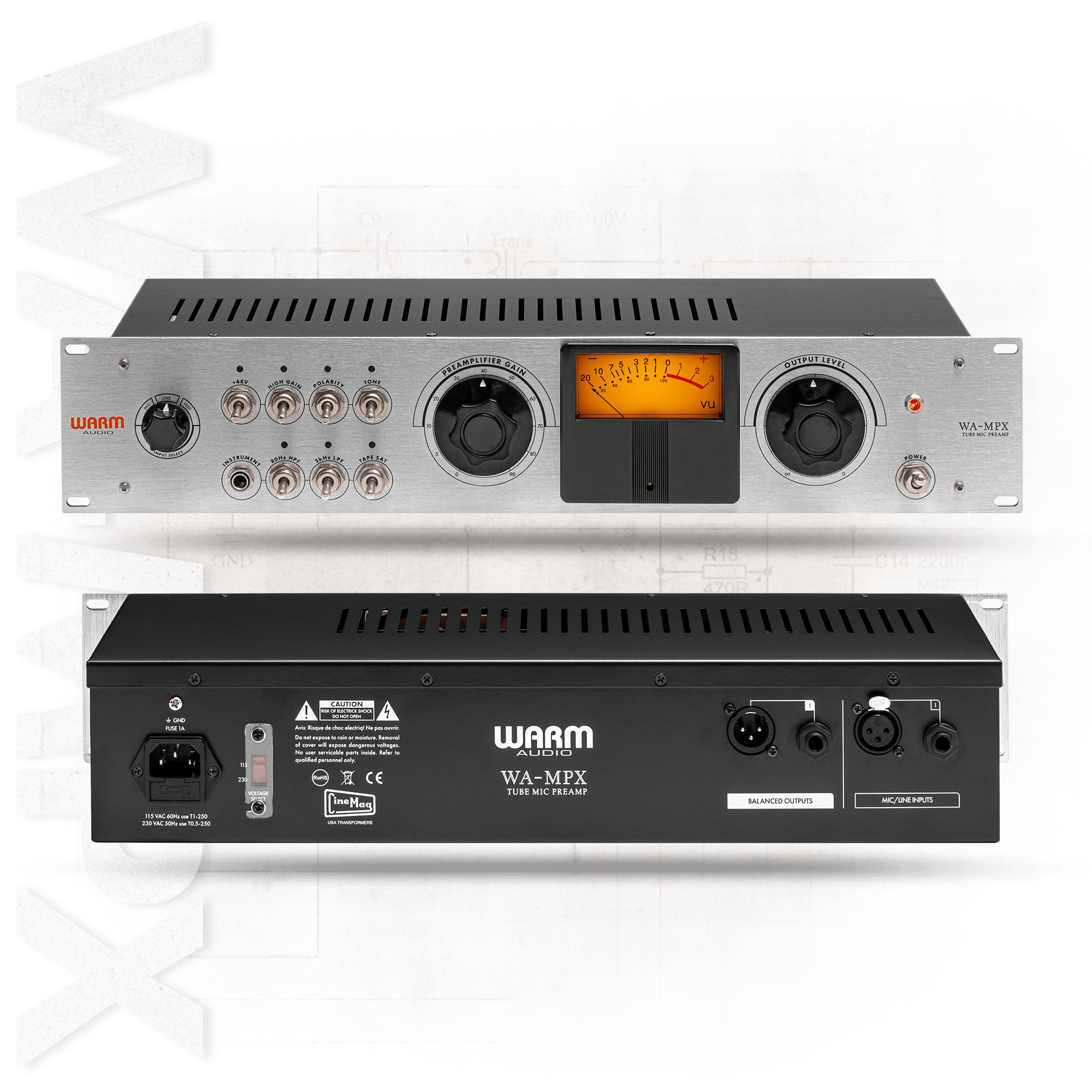 Warm Audio WA-MPX Single-Channel Tube Microphone Preamp - Image 3