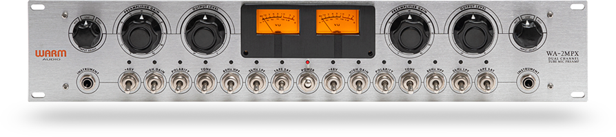 Warm Audio WA-2MPX Dual-Channel Tube Microphone Preamp