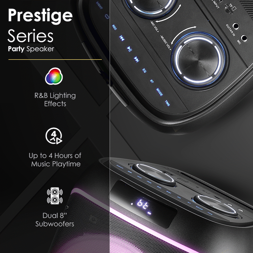 VolkanoX Prestige series Dual 8" Party Speaker - Image 3