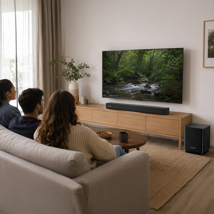 VolkanoX Ultrasonic 2.1 160W Soundbar with Wireless Subwoofer - Image 6