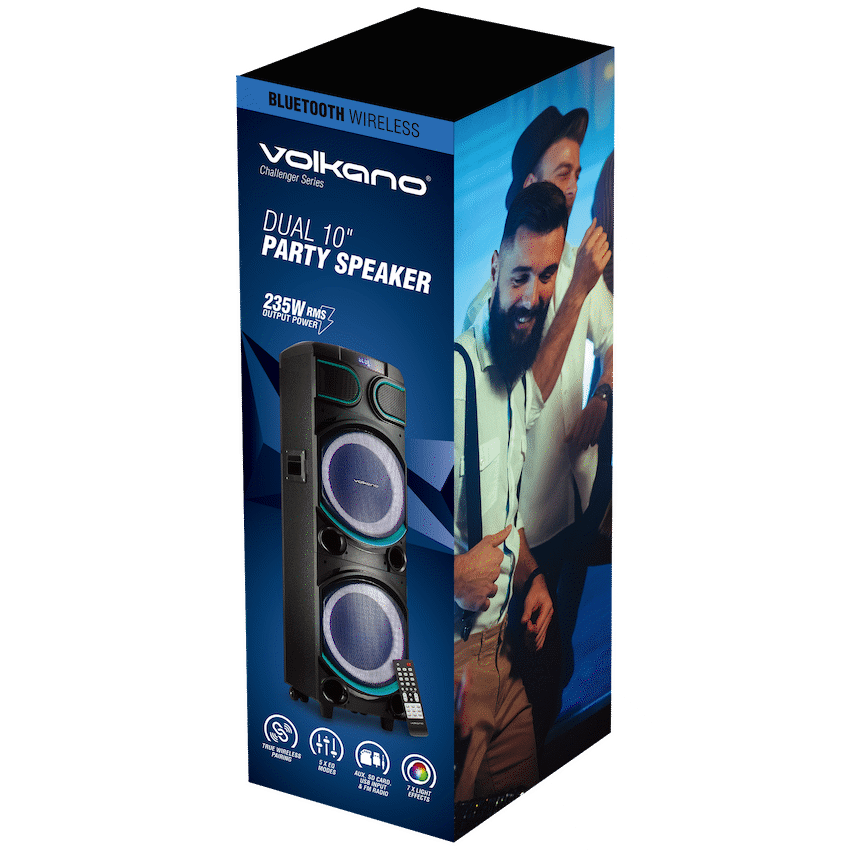 Volkano Challenger series Dual 10" Party Speaker - Image 6