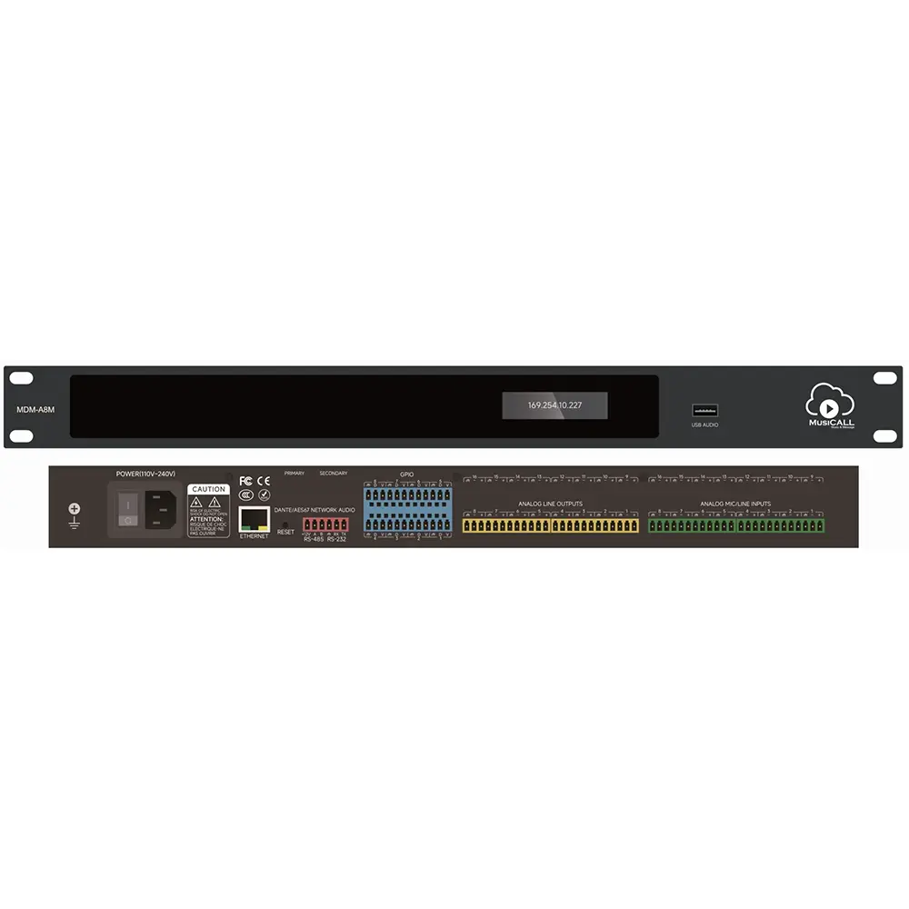 DATEQ MDM-A8M 8x8 AUDIO MATRIX