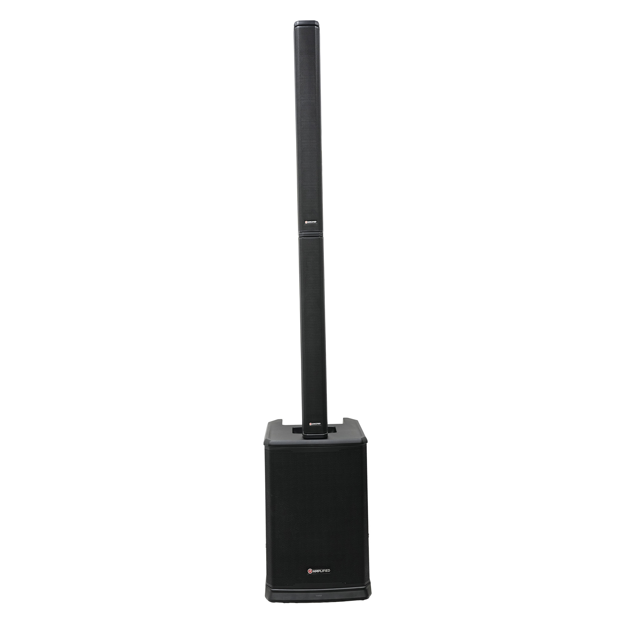 Amplified A1204AC complete system, front view