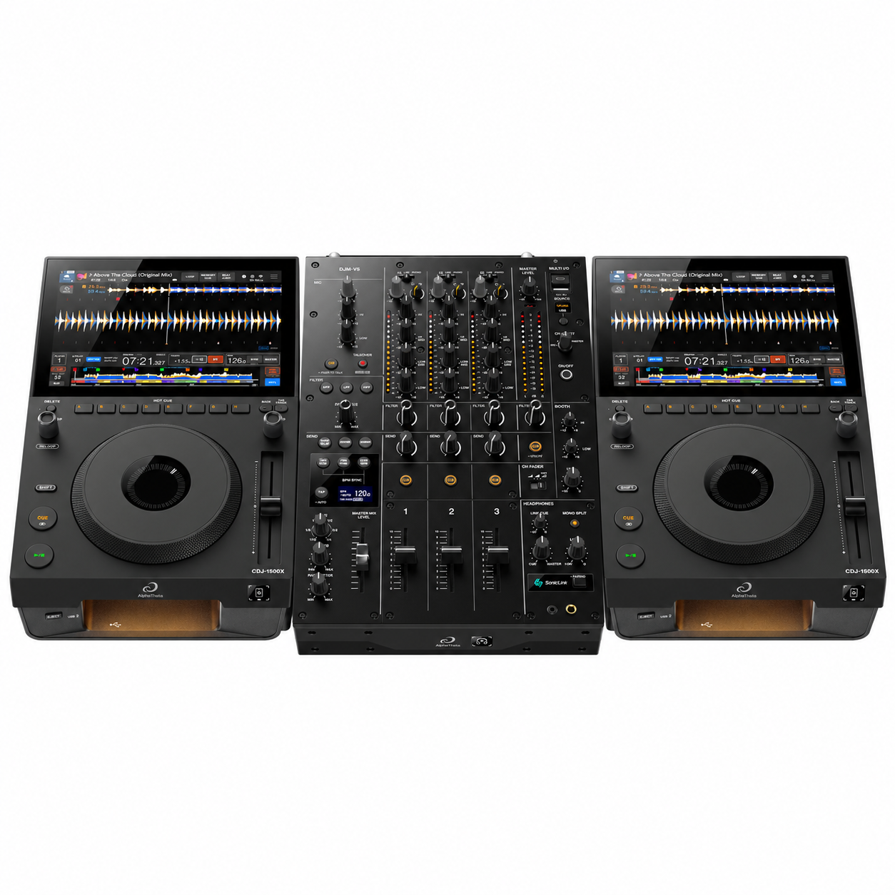 AlphaTheta DJM-V5 + 2 × CDJ-1500X DJ Bundle