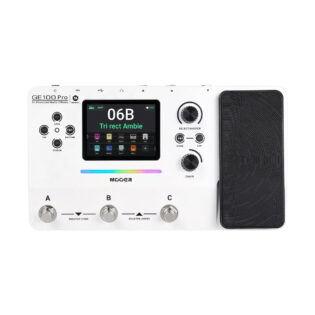Mooer GE100 Pro Guitar Multi-Effects Processor - White