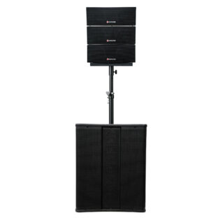 Amplified A1803DSP complete system, front view