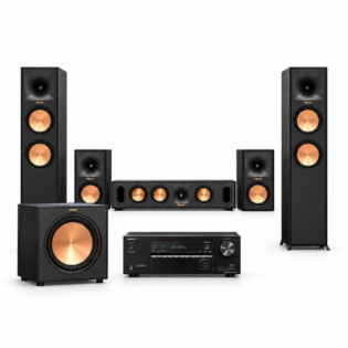 Klipsch Cinema Essentials 5.1 home theatre system with Onkyo receiver