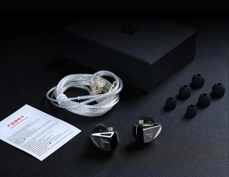 KZ AS10 Pro In-Ear Monitors - Black - Image 6
