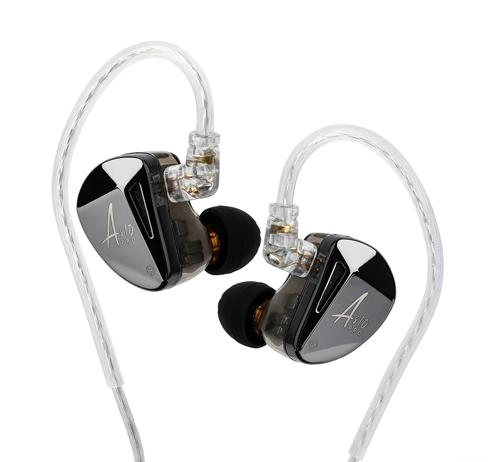 KZ AS10 Pro In-Ear Monitors - Black - Image 7