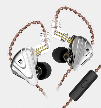 KZ ZSX Hybrid In-Ear Monitors - Black - Image 6